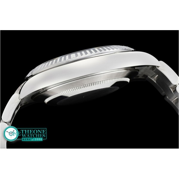 Rolex - DJ2 41mm Oyst Flt SS/SS Black Diams Noob A3235 Mod