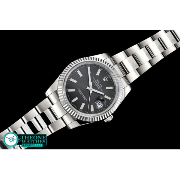Rolex - DJ2 41mm Oyst Flt SS/SS Grey Stks Noob A3235 Mod