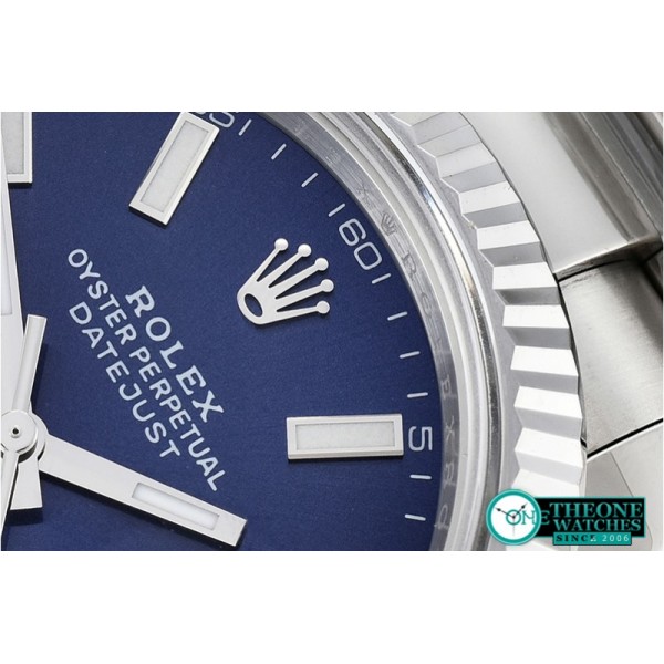 Rolex - DJ2 41mm Oyst Flt SS/SS Blue Stks Noob A3235 Mod