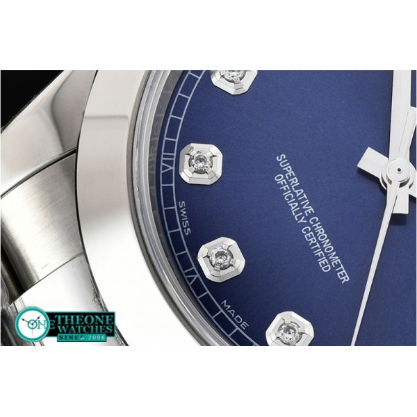 Rolex - DJ2 41mm Oys Smt SS/SS Blue Diams Noob A3235 Mod