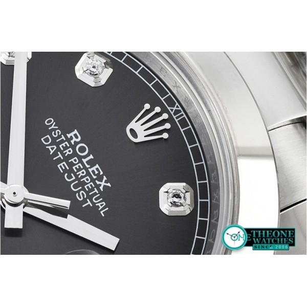 Rolex - DJ2 41mm Oys Smt SS/SS Grey Diams Noob A3235 Mod