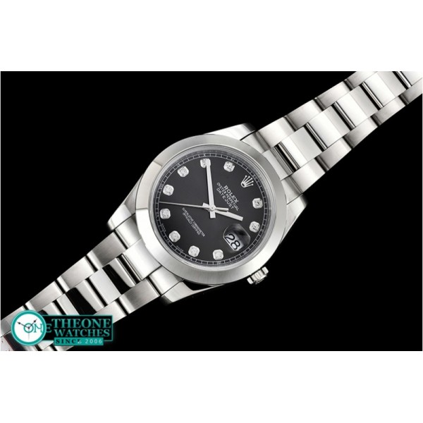 Rolex - DJ2 41mm Oys Smt SS/SS Grey Diams Noob A3235 Mod