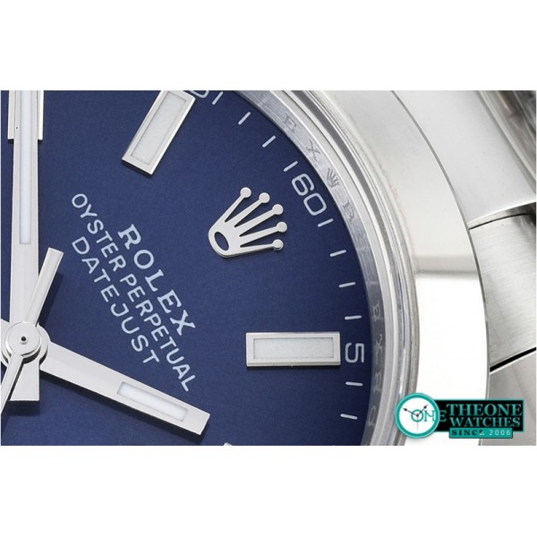 Rolex - DJ2 41mm Oys Smt SS/SS Blue Stks Noob A3235 Mod