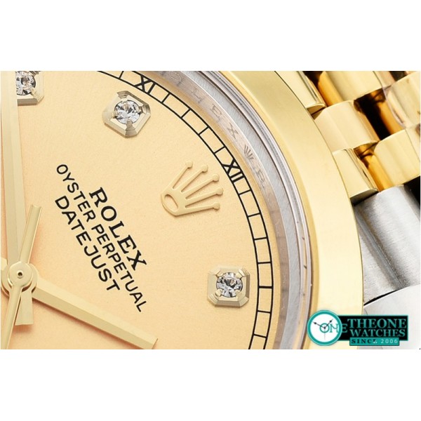 Rolex - DJ2 41mm Jub Smt Wrap YG/SS Gold Diam BP Swiss 2836