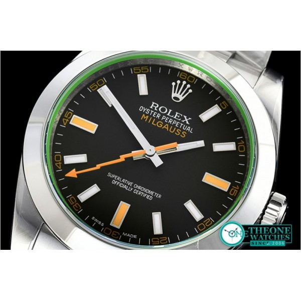 Rolex - Milgauss Black 116400M SS/SS Black ARF Asia 2824