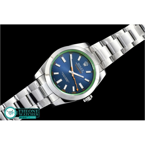 Rolex - Milgauss Z Blue 116400GV SS/SS Blue ARF Asia 3131