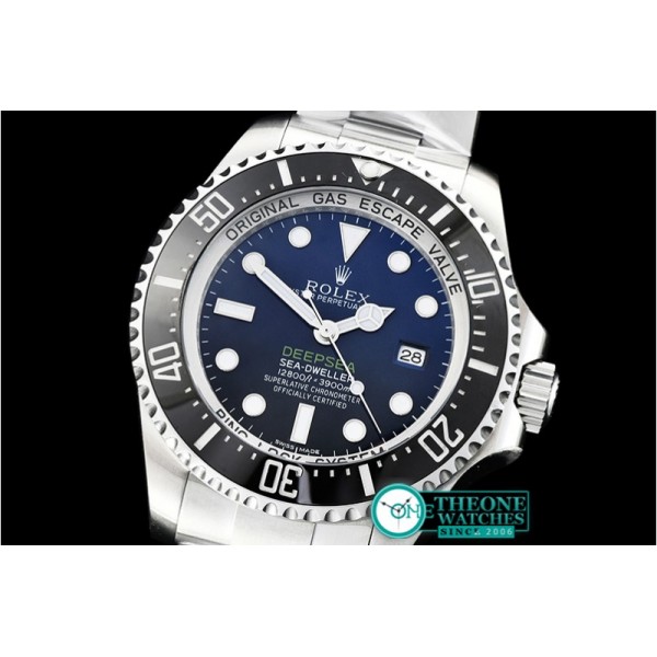 Rolex - Deep Sea Dweller Blue 116660 904L SS/SS ARF Asia 2824