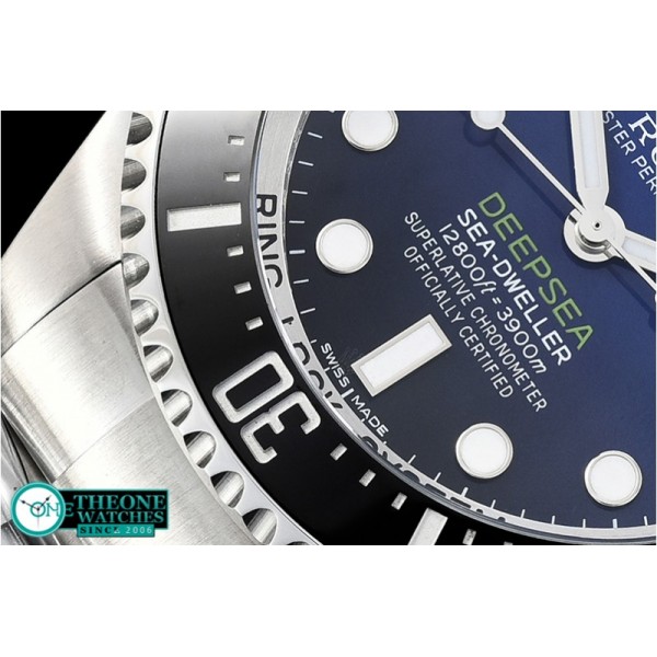 Rolex - Deep Sea Dweller Blue 116660 904L SS/SS ARF Asia 2824