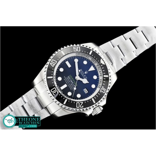 Rolex - Deep Sea Dweller Blue 116660 904L SS/SS ARF Asia 2824