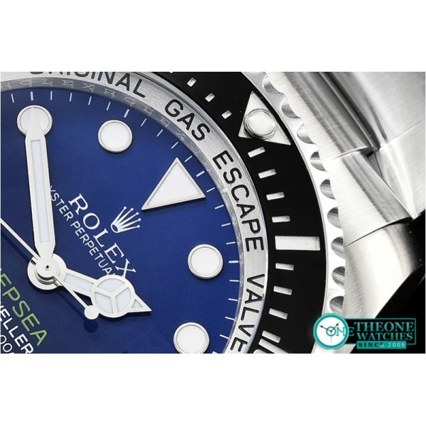 Rolex - Deep Sea Dweller Blue 116660 904L SS/SS ARF Asia 2824