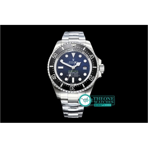 Rolex - Deep Sea Dweller Blue 116660 904L SS/SS ARF Asia 2824