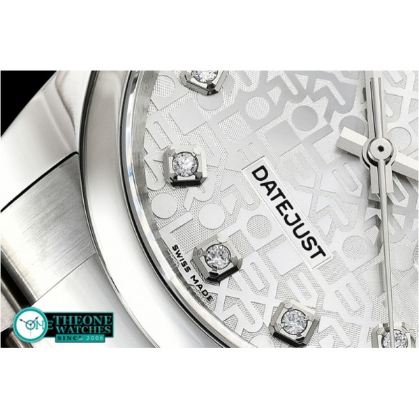 Rolex - DJ 36mm Oyst Dome SS/SS Silver Anniv Diam DJF A3135