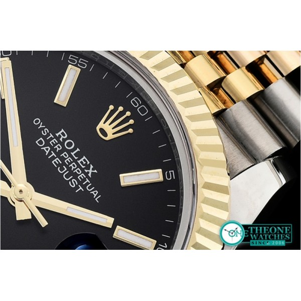 Rolex - DJ2 41mm Jub Flt Wrap YG/SS Black Stick BP Asia 2836