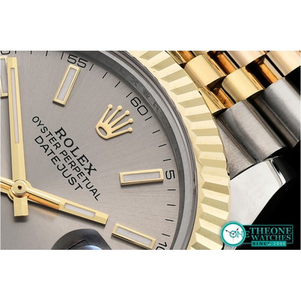 Rolex - DJ2 41mm Jub Flt Wrap YG/SS D Grey Stk BP Asia 2836