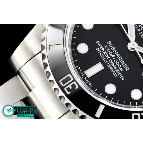 Rolex  - Submariner 116610 904L SS/SS Black ARF Ult Asia 2824