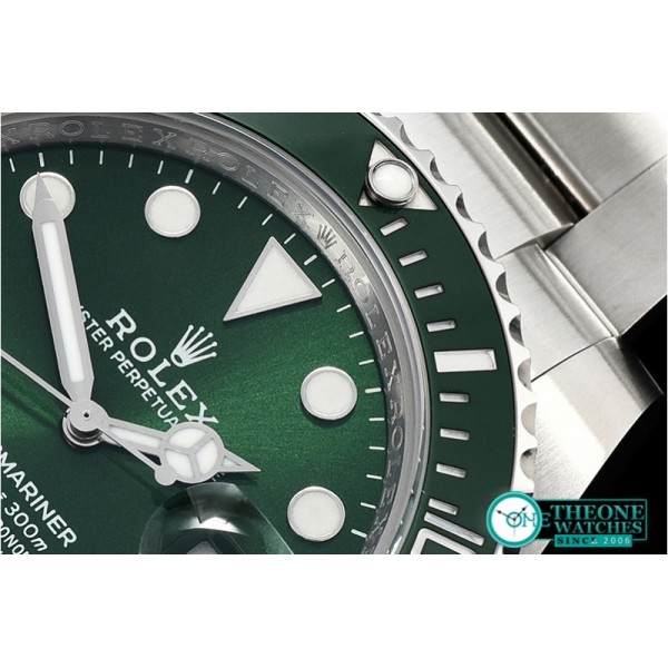 Rolex  - Submariner 116610LV 904L SS/SS Green V9 Noob SH3135