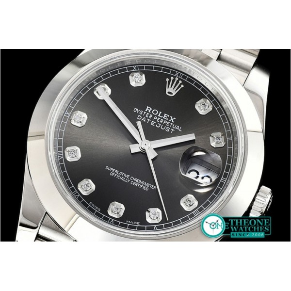 Rolex - DJ2 41mm Jub Smt SS/SS Grey Diam Noob A3235