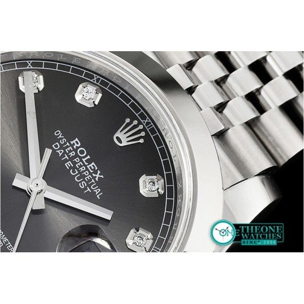 Rolex - DJ2 41mm Jub Smt SS/SS Grey Diam Noob A3235