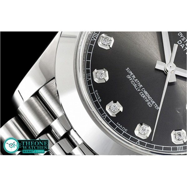 Rolex - DJ2 41mm Jub Smt SS/SS Grey Diam Noob A3235