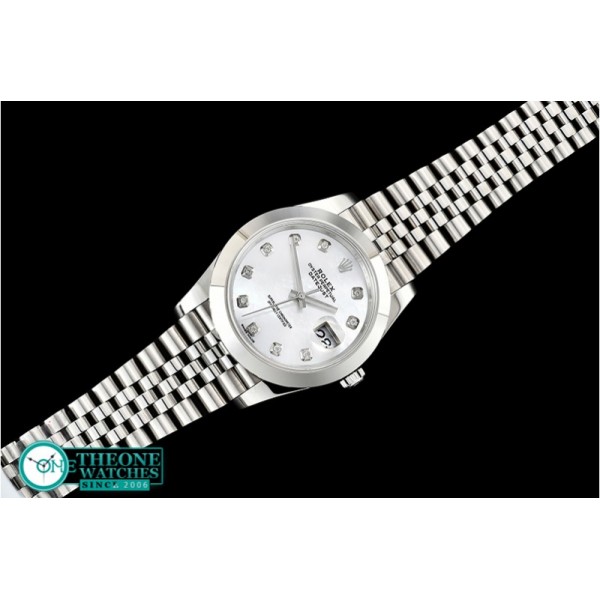 Rolex - DJ2 41mm Jub Smt SS/SS White MOP Diam Noob A3235