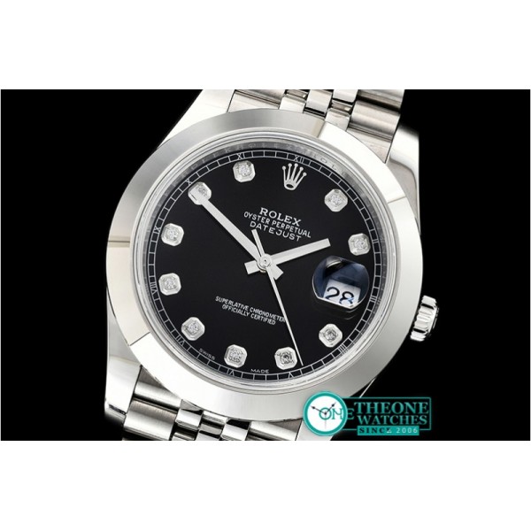 Rolex - DJ2 41mm Jub Smt SS/SS Black Diam Noob A3235