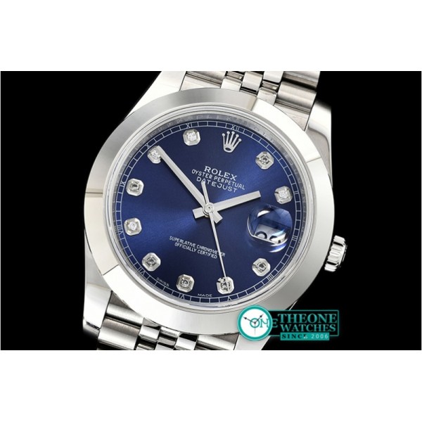 Rolex  - DJ2 41mm Jub Smt SS/SS Blue Diam Noob A3235