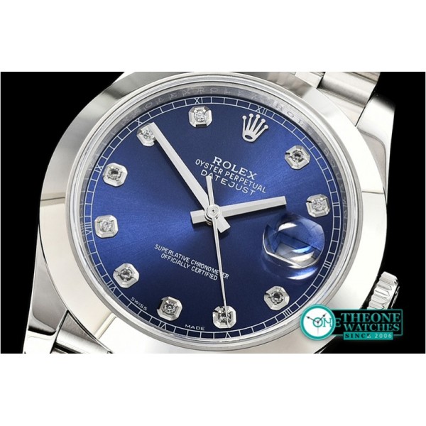 Rolex  - DJ2 41mm Jub Smt SS/SS Blue Diam Noob A3235