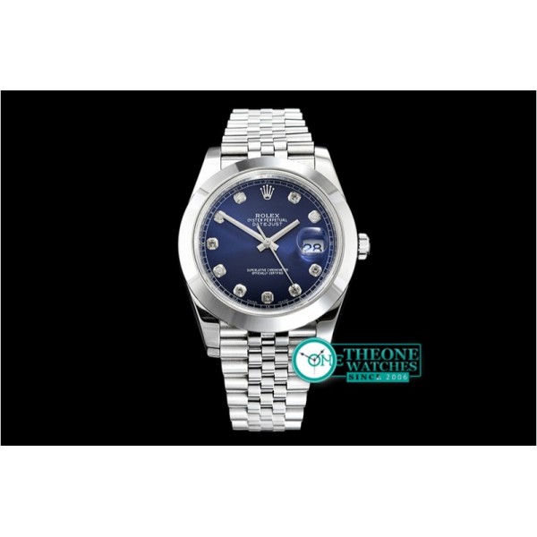 Rolex  - DJ2 41mm Jub Smt SS/SS Blue Diam Noob A3235