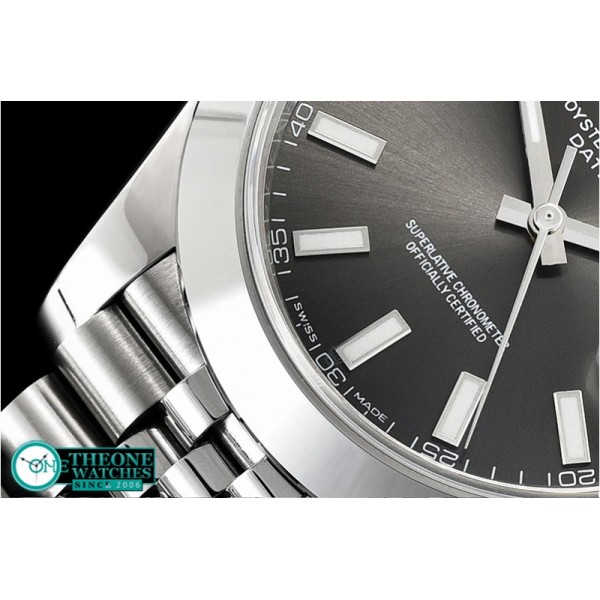 Rolex - DJ2 41mm Jub Smt SS/SS Grey Stick Noob A3235