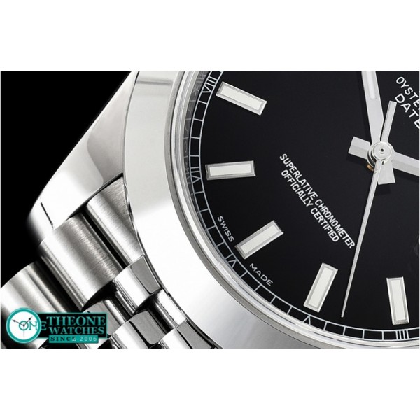 Rolex - DJ2 41mm Jub Smt SS/SS Black Stick Noob A3235