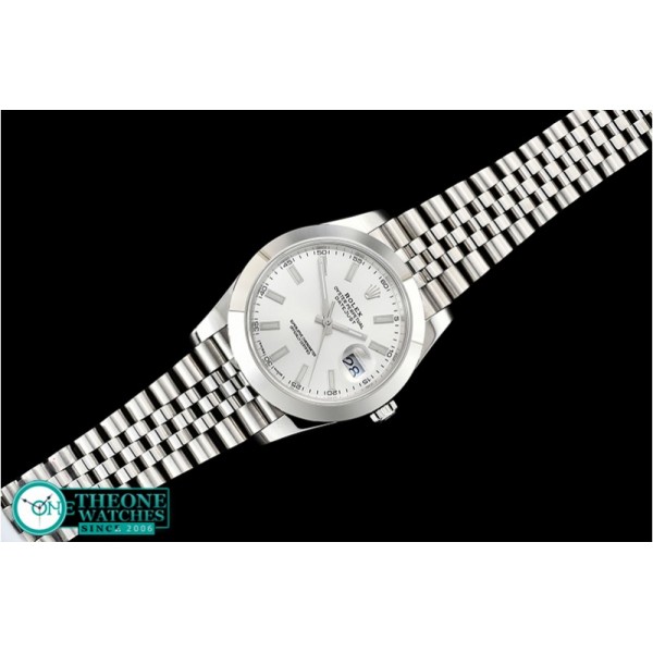 Rolex - DJ2 41mm Jub Smt SS/SS Silver Wht Stick Noob A3235