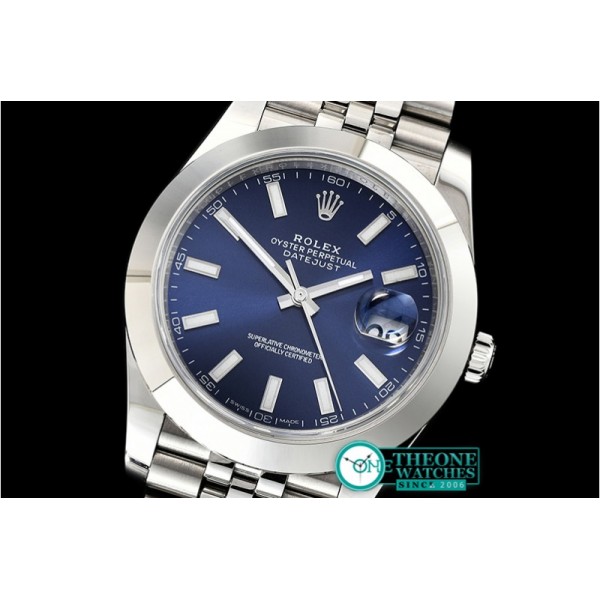 Rolex - DJ2 41mm Jub Smt SS/SS Blue Stick Noob A3235