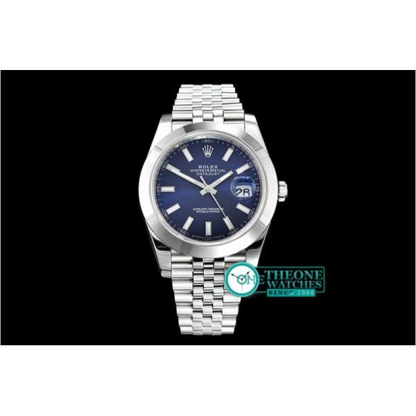 Rolex - DJ2 41mm Jub Smt SS/SS Blue Stick Noob A3235