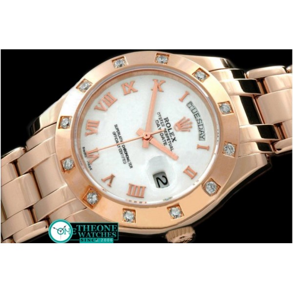 Rolex - RG 12 Diam Bez White Roman Swiss Eta 2836-2