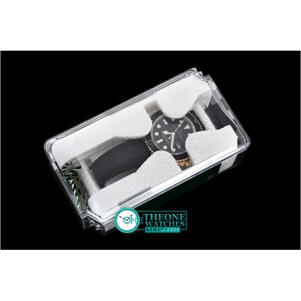 Rolex - YachtMaster 116655 40mm RG/RU Black ARF SH3135 Mod
