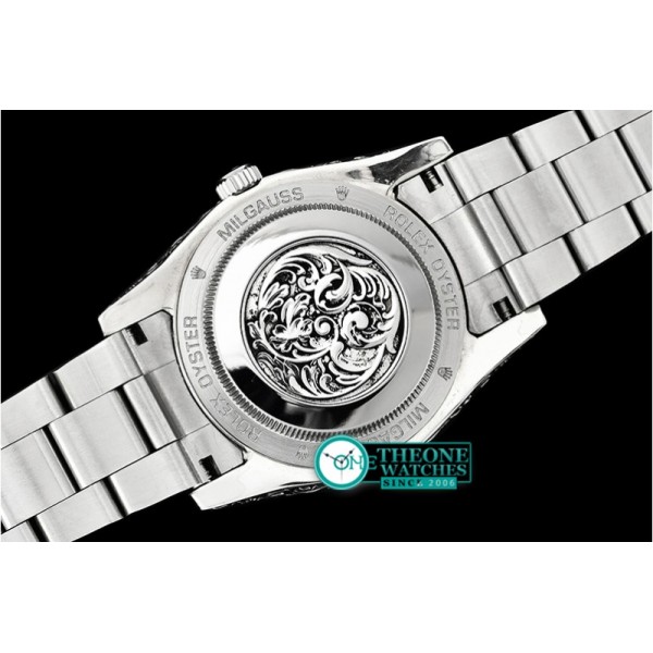 Rolex - Milgauss 116400M Sp. Engrv SILV/SS White Asia 2836