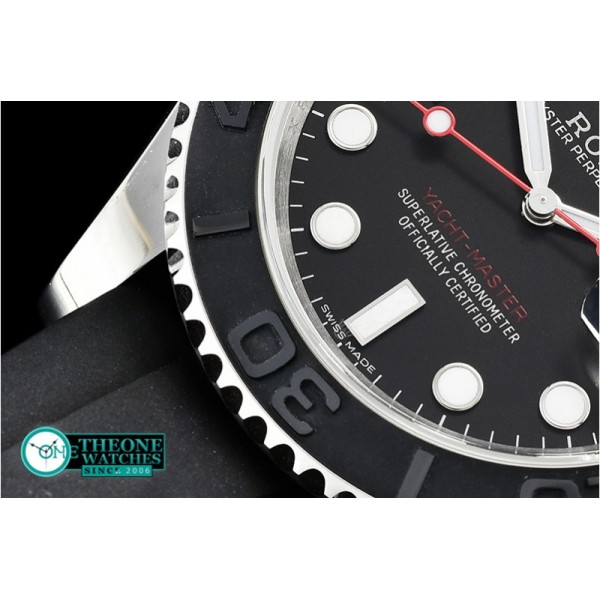 Rolex - YachtMaster 116655 40mm SS/RU Black ARF SH3135 Mod