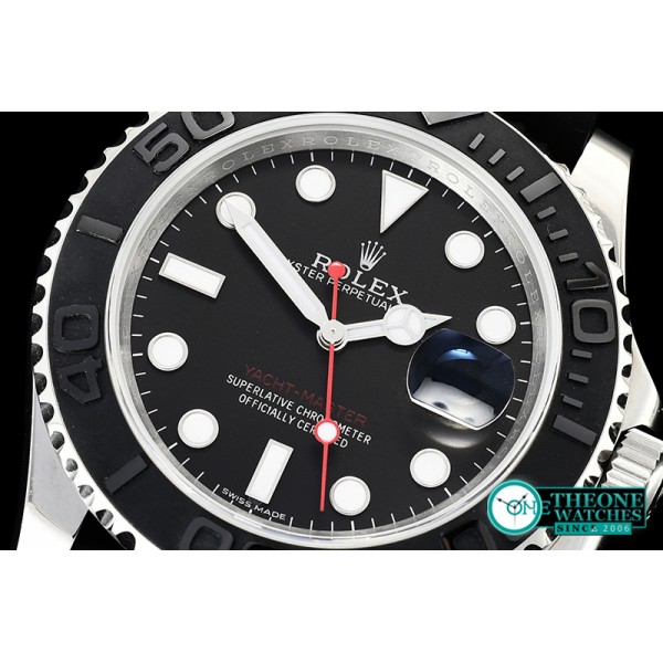 Rolex - YachtMaster 116655 40mm SS/RU Black ARF SH3135 Mod