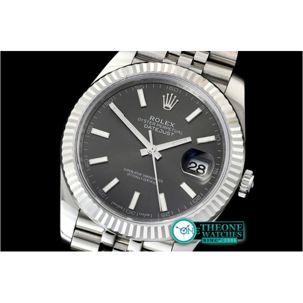 Rolex - Datejust 2 41mm Jub Flt SS/SS Grey Sticks Asia 3235