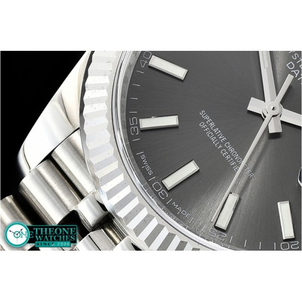 Rolex - Datejust 2 41mm Jub Flt SS/SS Grey Sticks Asia 3235