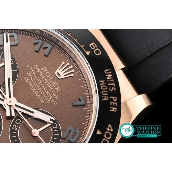 Rolex - Daytona 116515 CER/RG/RU Brown Noob Asia 4130 Mod