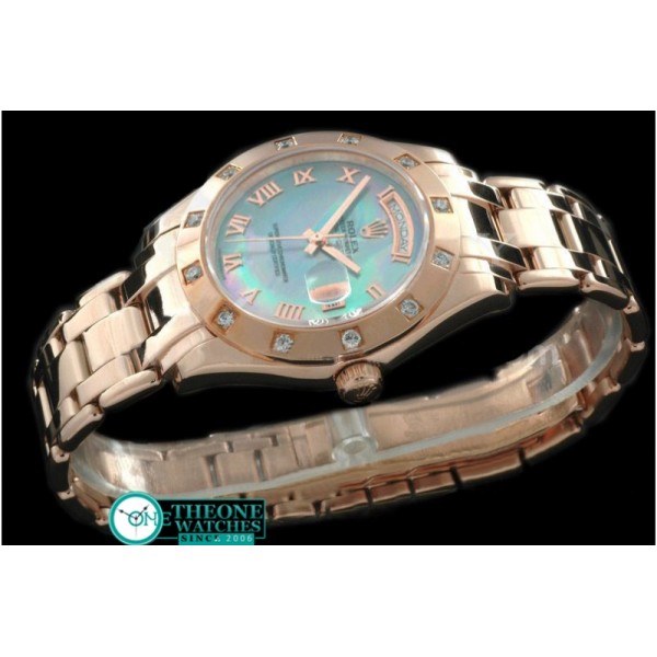 Rolex - RG 12 Diam Bez MOP Blue Roman Swiss Eta 2836-2