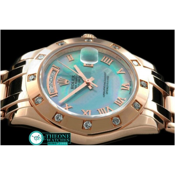 Rolex - RG 12 Diam Bez MOP Blue Roman Swiss Eta 2836-2