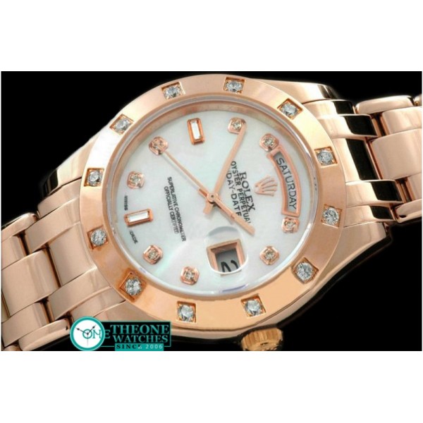 Rolex - RG 12 Diam Bez MOP White Diam Swiss Eta 2836-2