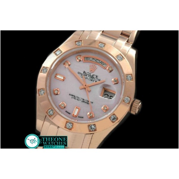 Rolex - RG 12 Diam Bez MOP Pink Diam Swiss Eta 2836-2