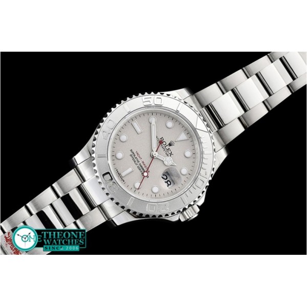Rolex - YachtMaster Mens 116622 904L SS/SS Grey GMF Asia 3135