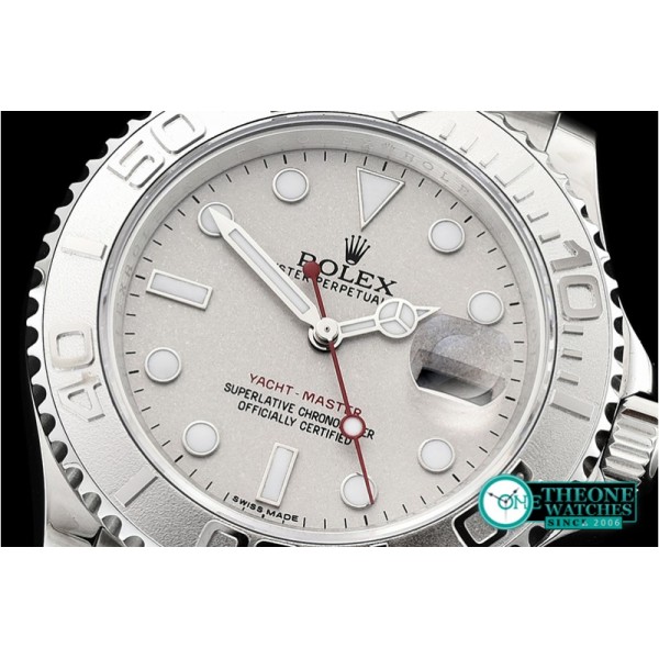 Rolex - YachtMaster Mens 116622 904L SS/SS Grey GMF Asia 3135