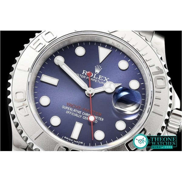 Rolex - YachtMaster Mens 116622 904L SS/SS Blue GMF Asia 3135