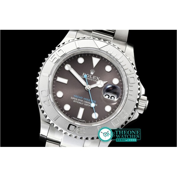 Rolex - YachtMaster Mens 116622 904L SS/SS D.Grey GMF Asia3135
