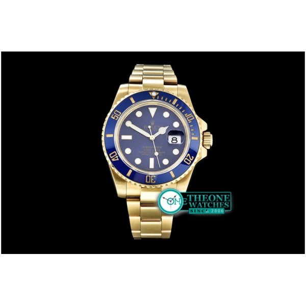 Rolex - Submariner 116618 YG/YG Blue BP V2 SP Asia 3135